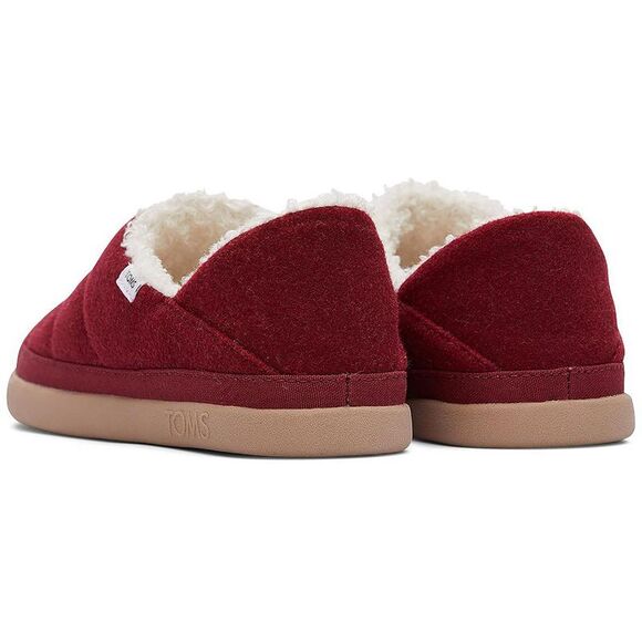 Toms Womens EZRA Red Laceless Polyester Loafer Slippers Shoes NWT - Picture 3 of 3